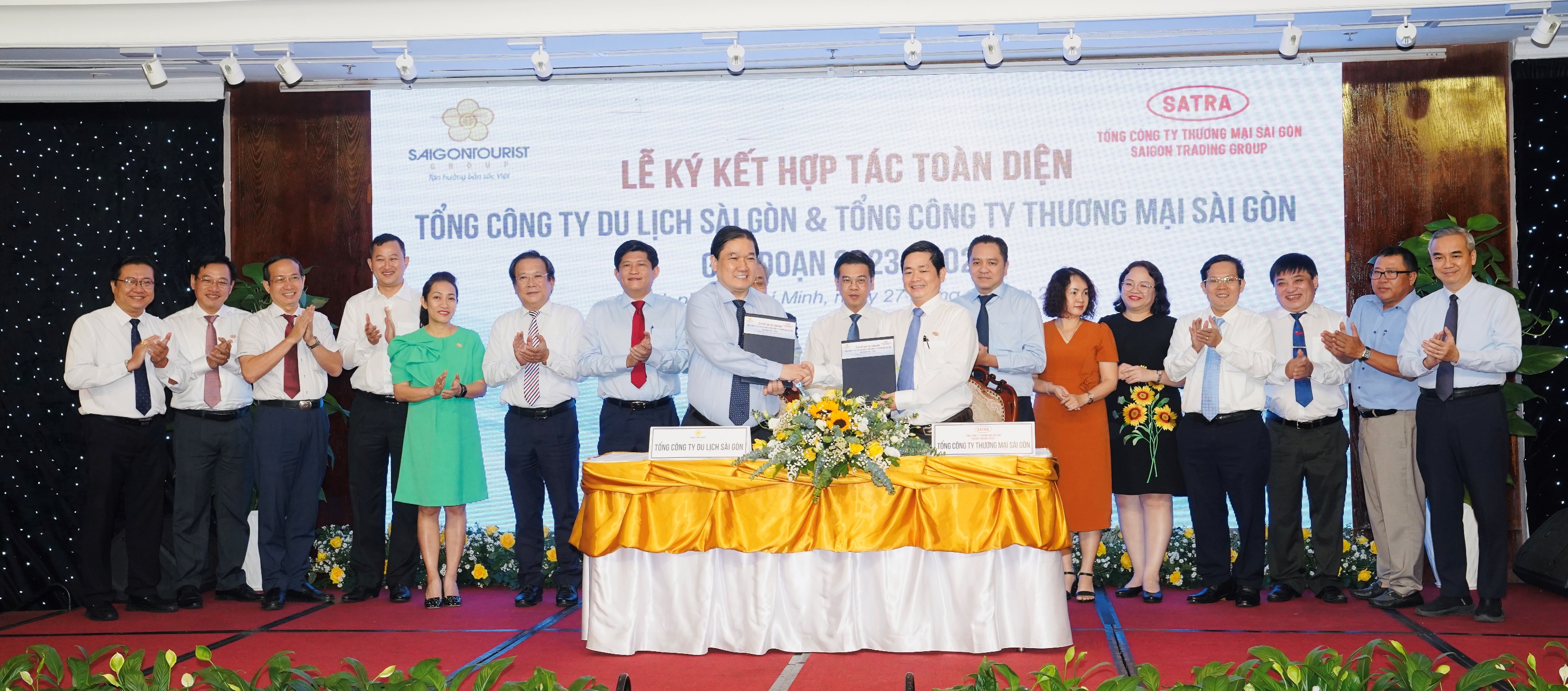 HỢP TÁC CHIẾN LƯỢC GIỮA SAIGONTOURIST GROUP VÀ SATRA