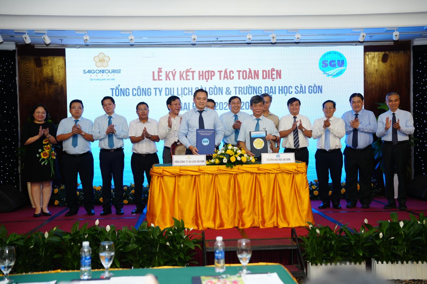 Saigontourist Group ký kết Hợp tác toàn diện với Trường Đại Học Sài Gòn Giai Đoạn 2023-2028
