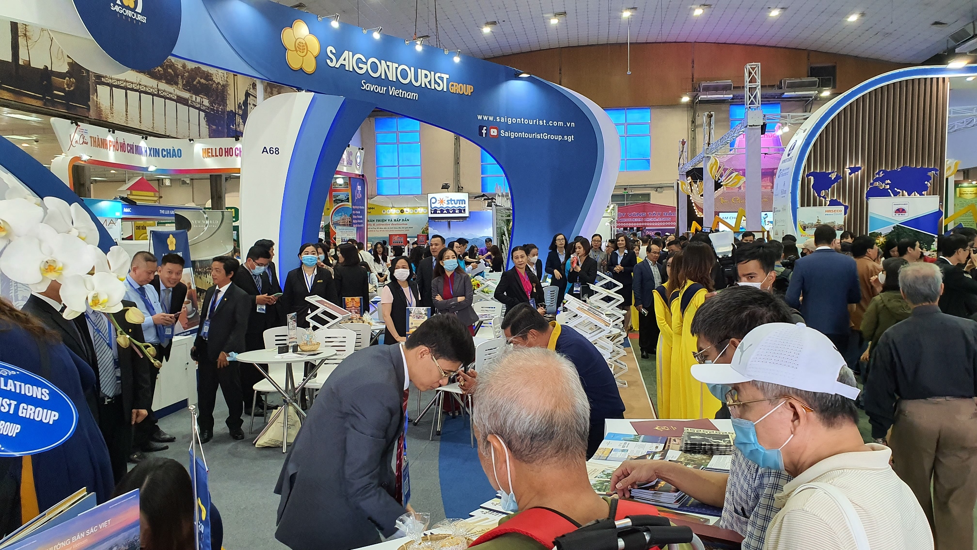 SAIGONTOURIST GROUP THAM GIA HỘI CHỢ VITM HÀ NỘI 2022:  Siêu khuyến mãi, kích cầu, góp phần phục hồi du lịch Việt Nam