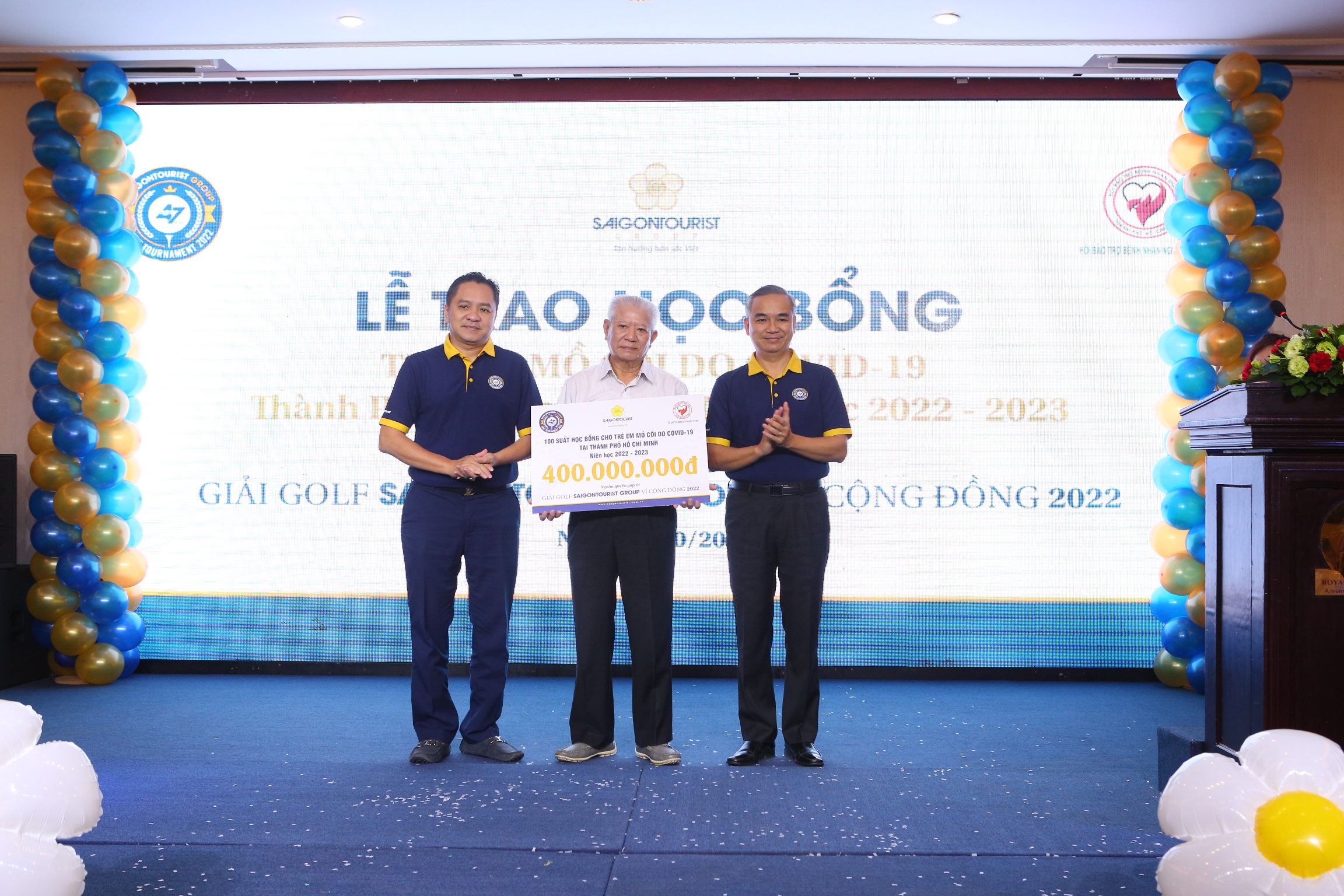 TRAO TẶNG HỌC BỔNG 01 TỶ ĐỒNG CHƯƠNG TRÌNH SAIGONTOURIST GROUP VÌ CỘNG ĐỒNG