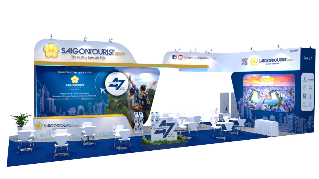 ĐỒNG HÀNH CÙNG NGÀNH DU LỊCH, SAIGONTOURIST GROUP THAM GIA, TÀI TRỢ TỔ CHỨC HỘI CHỢ DU LỊCH QUỐC TẾ  ITE HCMC 2022