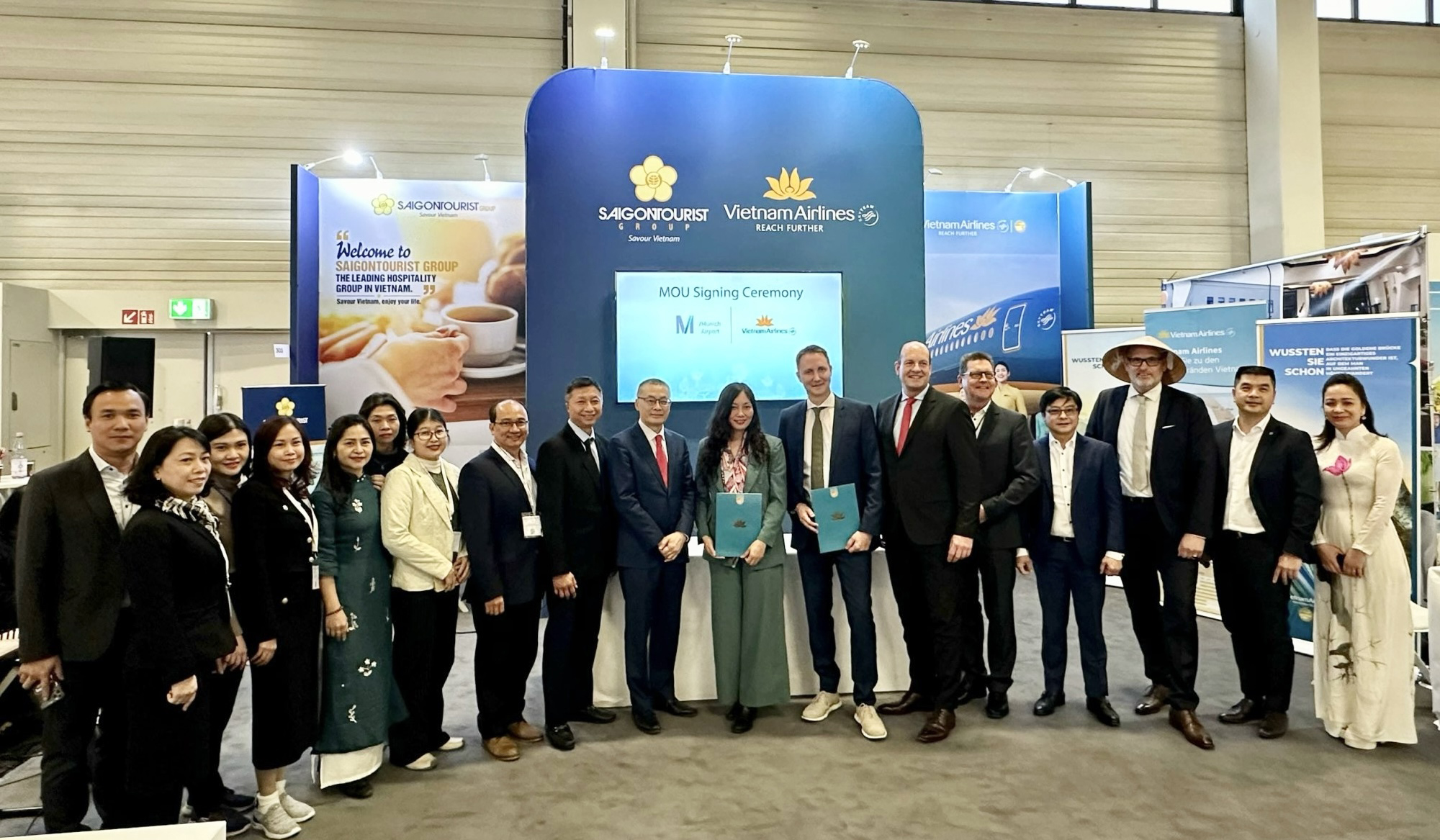 THAM GIA HỘI CHỢ QUỐC TẾ ITB BERLIN 2024, SAIGONTOURIST GROUP ĐẨY MẠNH THU HÚT THỊ TRƯỜNG KHÁCH CHÂU ÂU